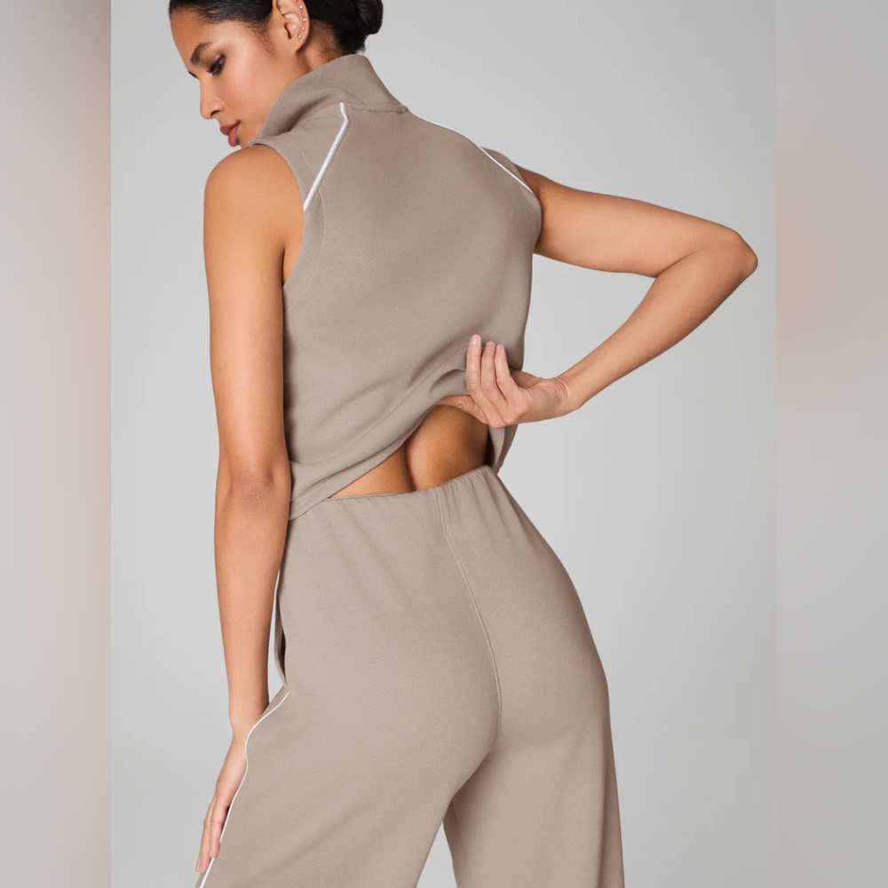 NWT SPANX Airpique Tan Jumpsuit Size Small - Picture 3 of 13